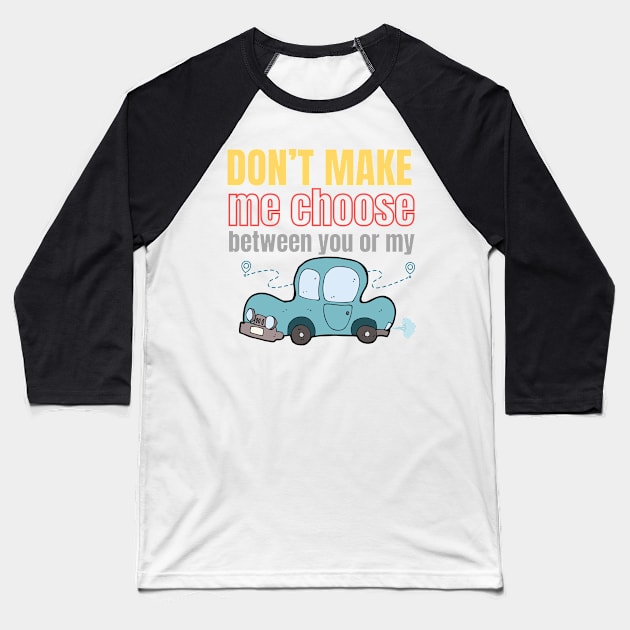 Car lovers Baseball T-Shirt by Studio468